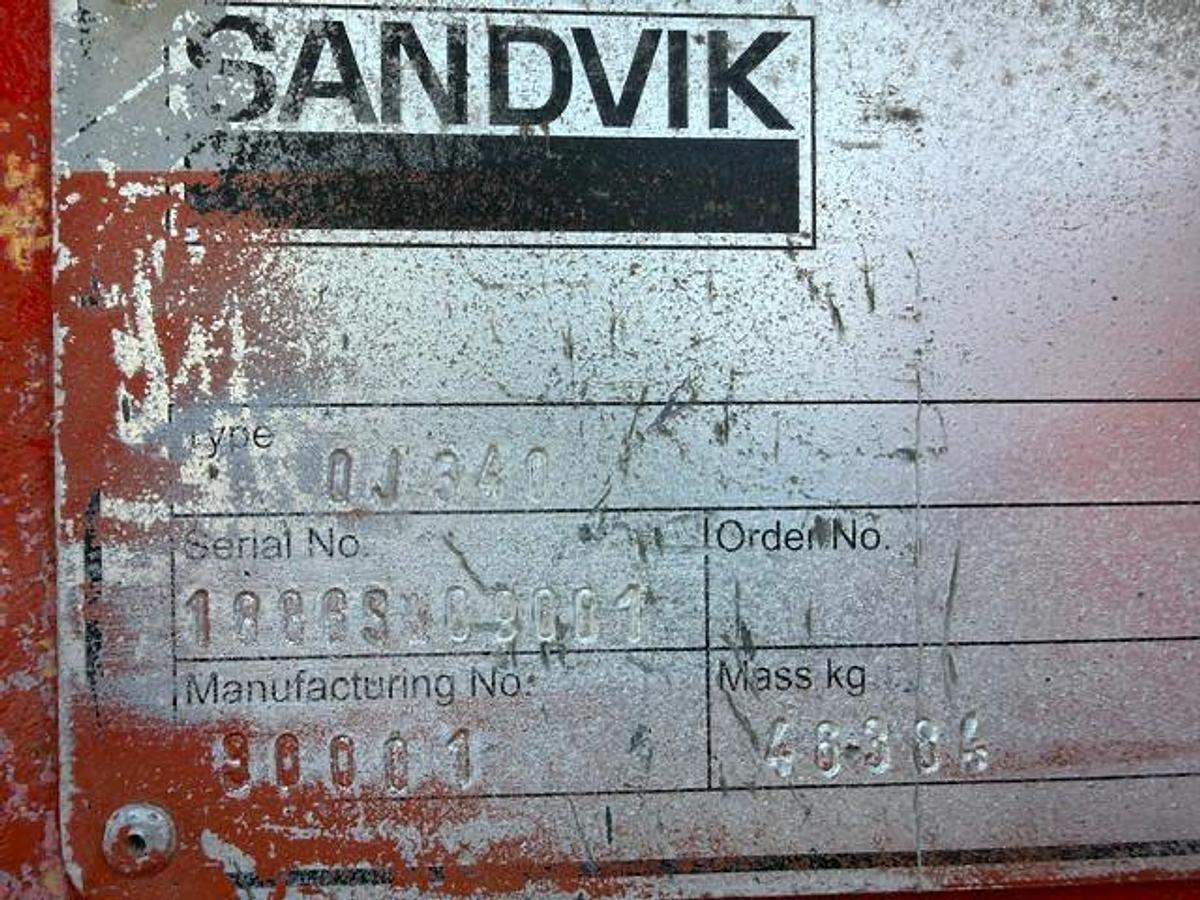 Used 2009 Sandvik QJ 340 Jaw Crusher