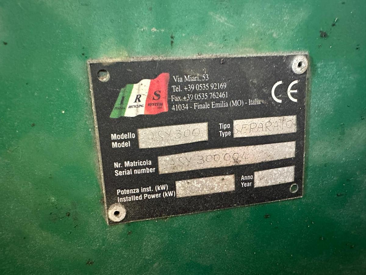 Used 2016 IRS Cable granulation line Easy 300