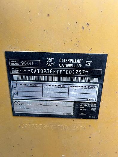 Used 2009 CAT 930H Wheel Wheeled Loader