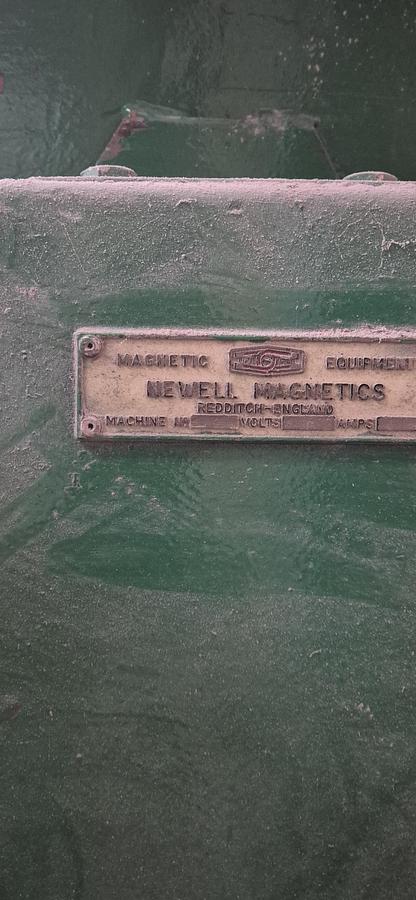 Used Newwell Drum magnet and feeder
