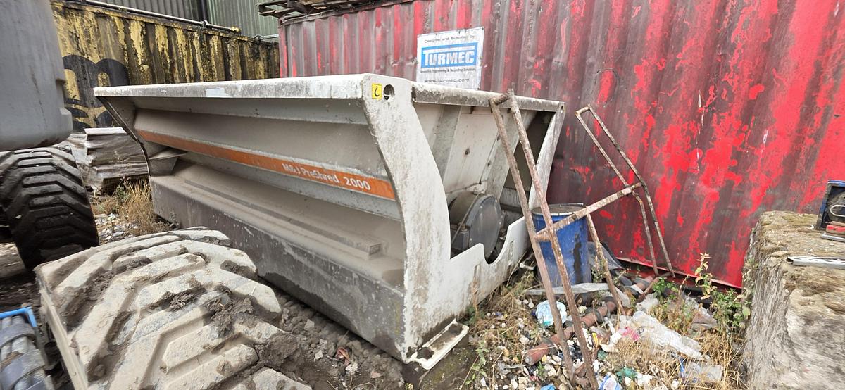 Used 2008 M&J 2000 S Static Slow-speed Shredder
