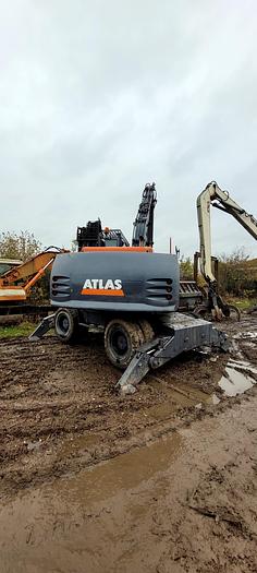 Used 2011 Terex Atlas 230MH with waste grab