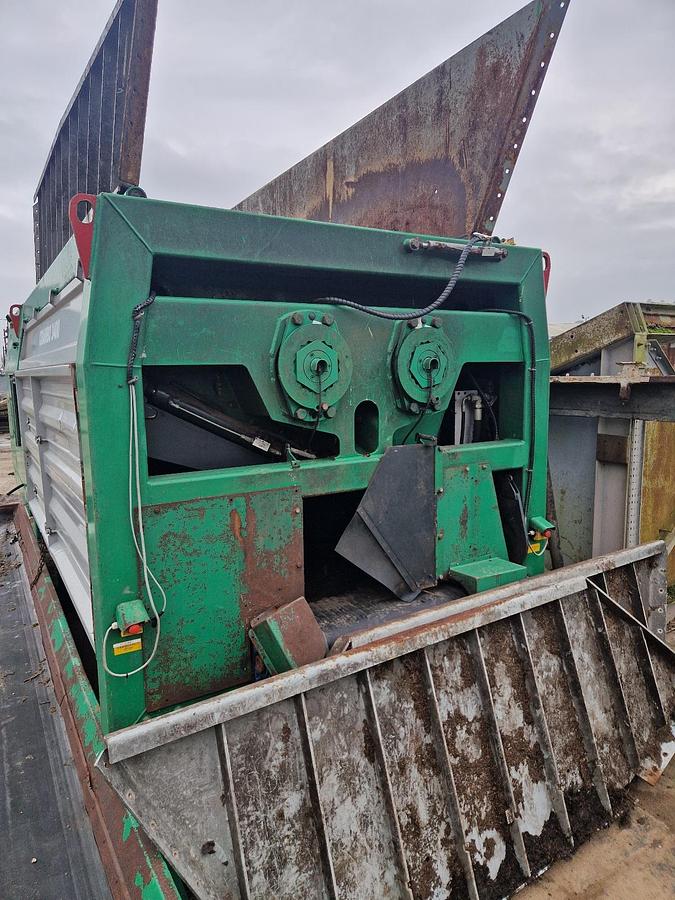 Used 2008 Komptech Crambo 3400 E Electric Twin-shaft Slow-speed Static Shredder