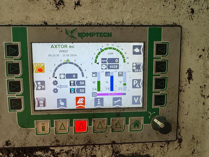 Used 2014 Komptech Axtor 6010 High Speed chipper and shredder