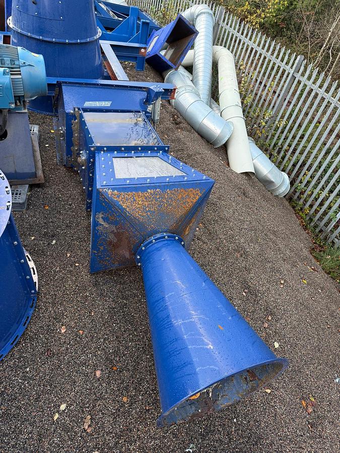 Used 2022 Impact Air Systems Air knife fans and Cyclone