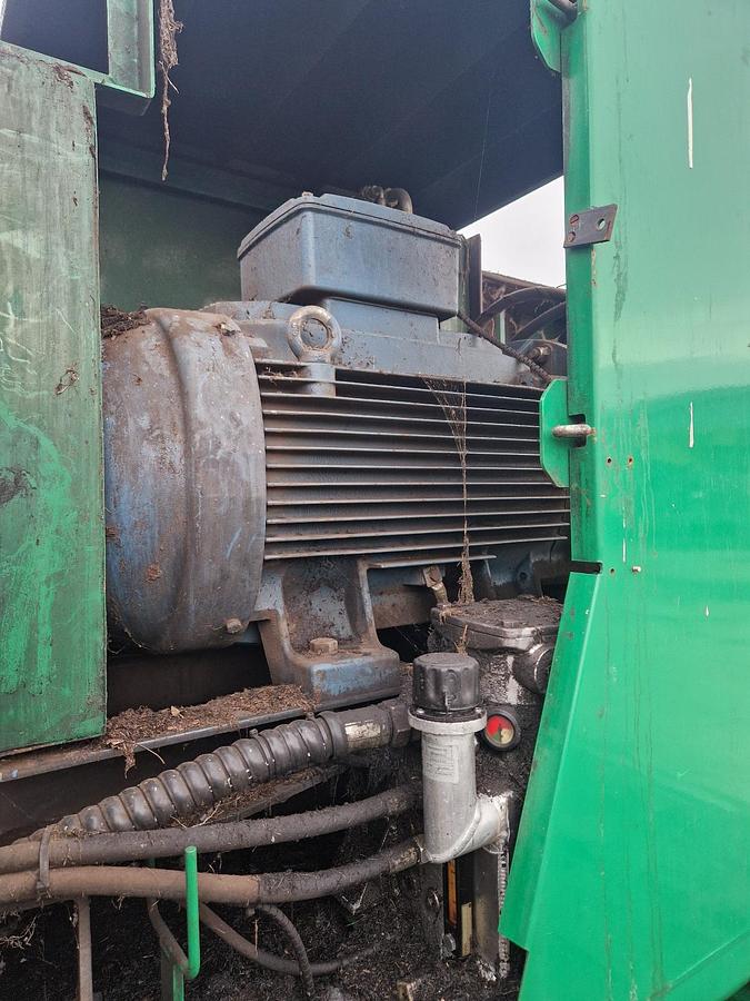 Used 2008 Komptech Crambo 3400 E Electric Twin-shaft Slow-speed Static Shredder