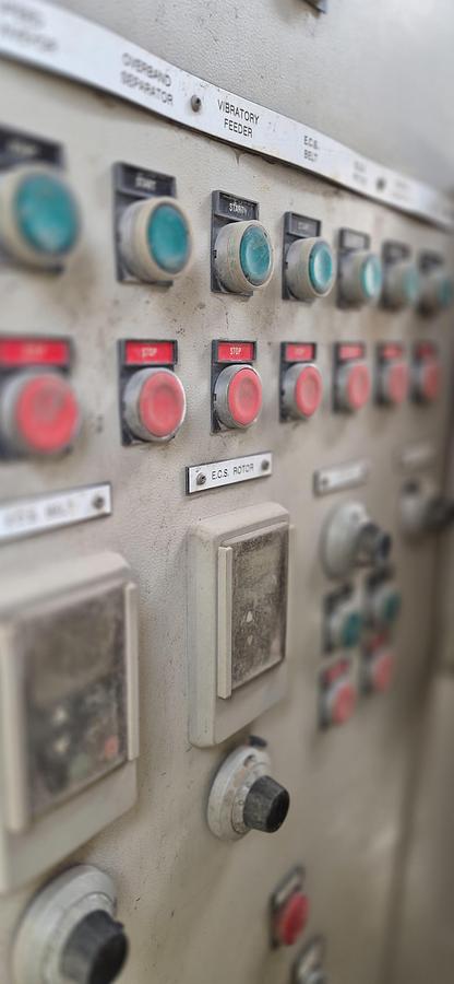 Used Hammer Mill processing Line WIth ECS and trommel