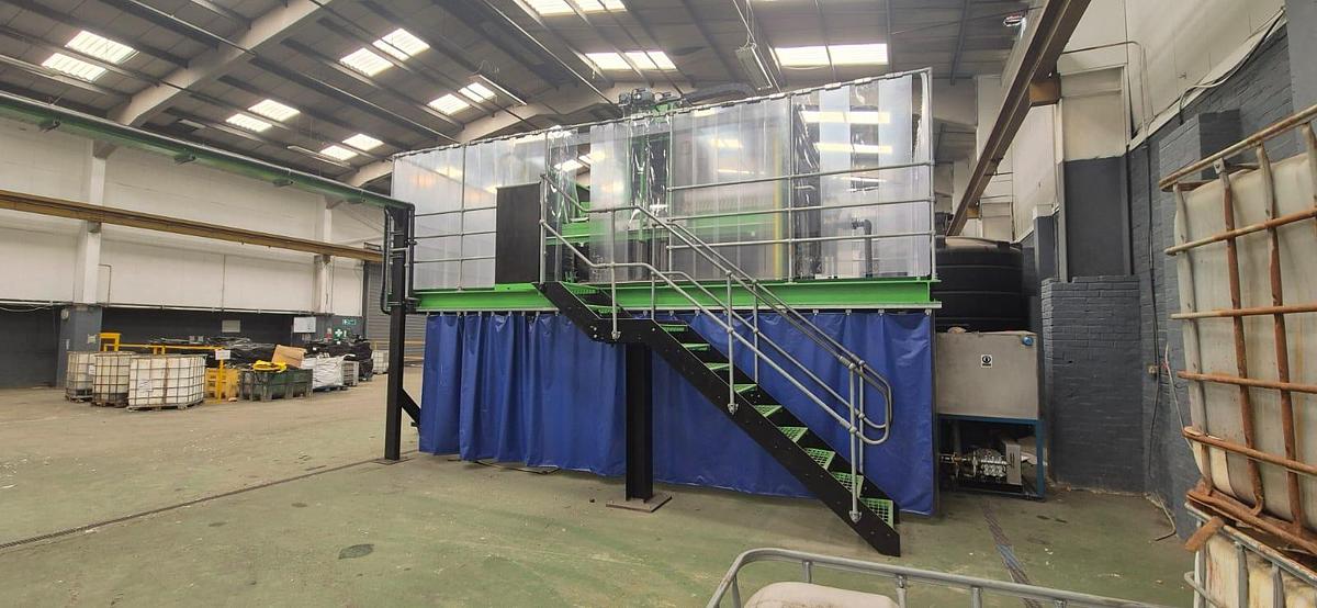 Used 2021 Micronics 1000 Sidebar Filter Cake Press Recycling Plant 