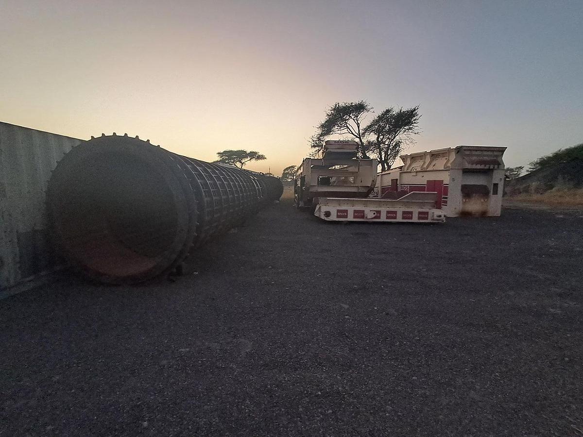 Used 2019 Terex MDS M820 Tracked Trommel Screen Screener