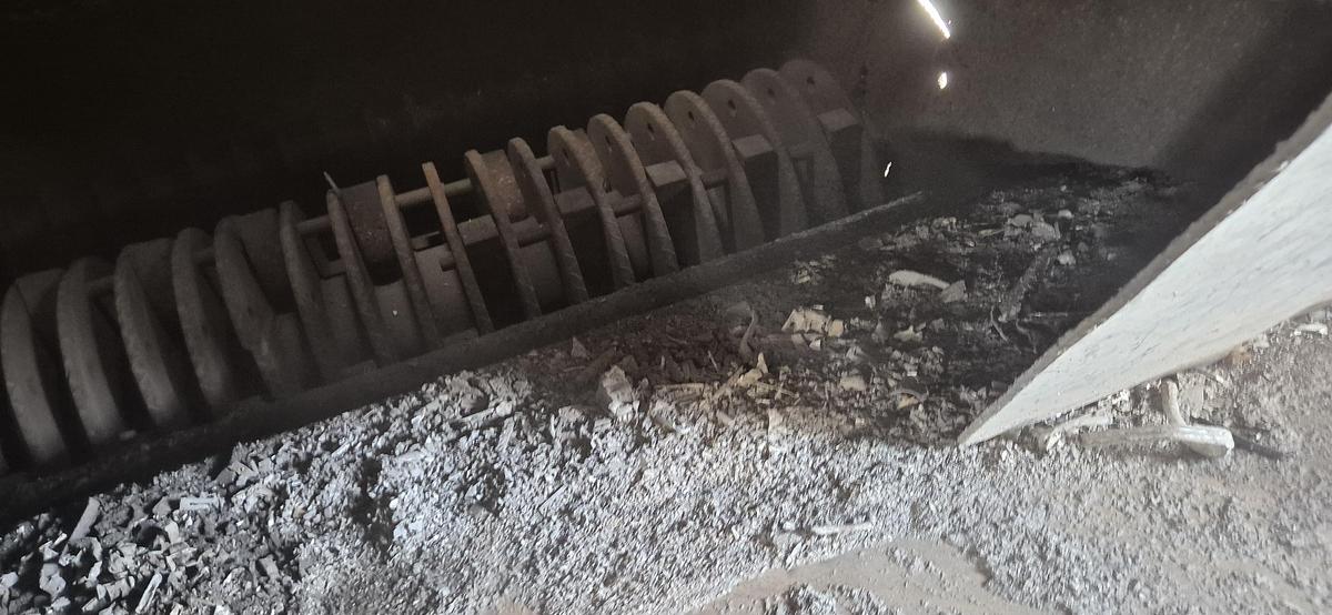 Used Hammer Mill processing Line WIth ECS and trommel