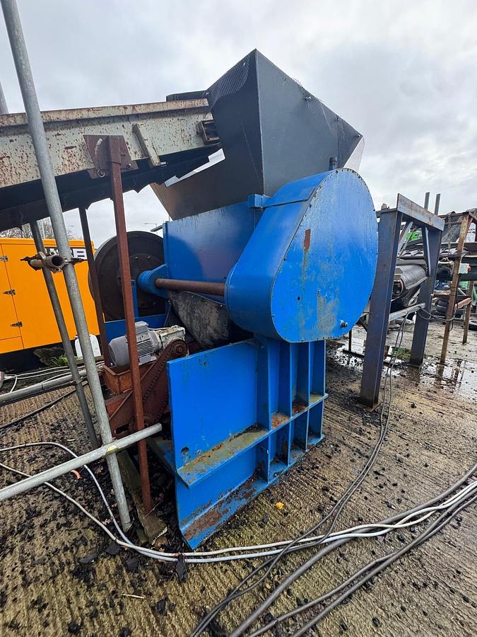 Used MTB 1700 Super Chopper Eldan 1200 Tyre Recycling Line