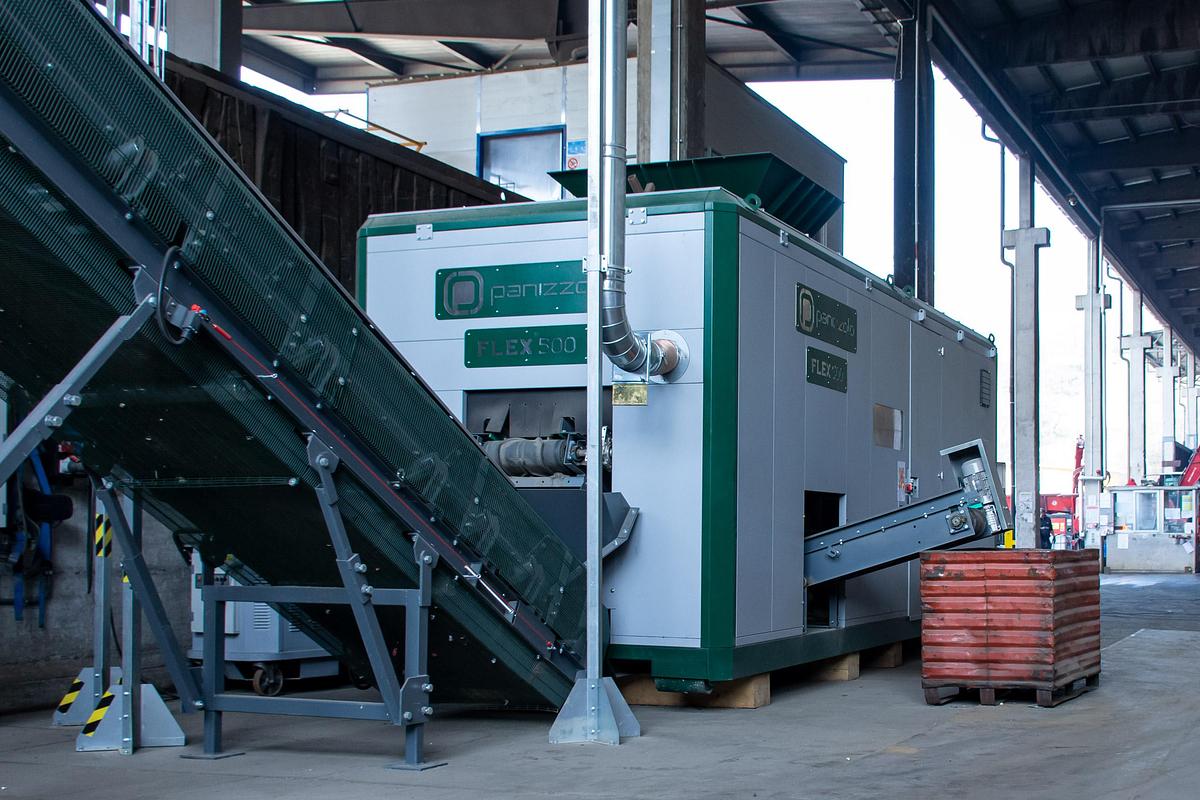 Panizzolo Flex 500 Flex Mobile Drum Hammer Mill