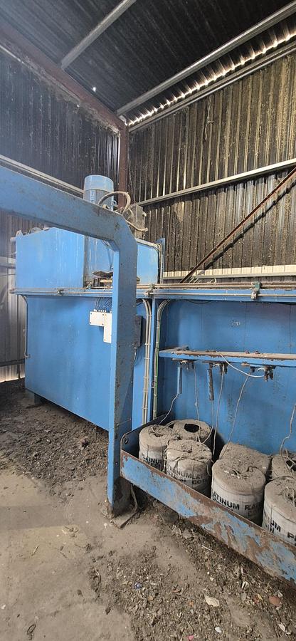 Used PAAL DONKON 500 Fully Automatic Baler & Cross Wrap Wrapping System