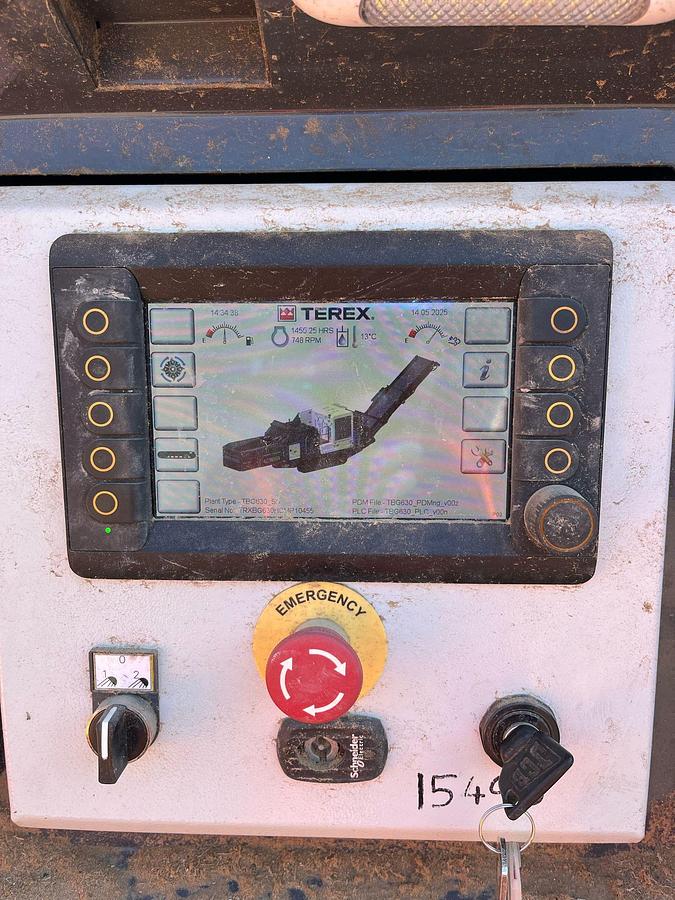 Used 2023 Terex TBG 630 High Speed Shredder