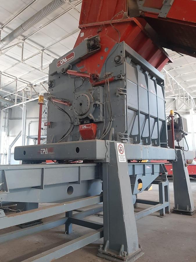 Used 2008 TPA Trituratori Plastics Shredder, Granulator & Conveyor Full Plant