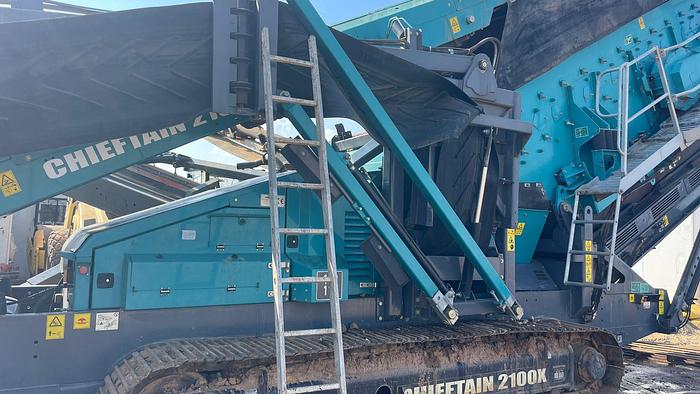Used 2020 Powerscreen Chieftain 2100X 3 Deck Inclined Screen Screener