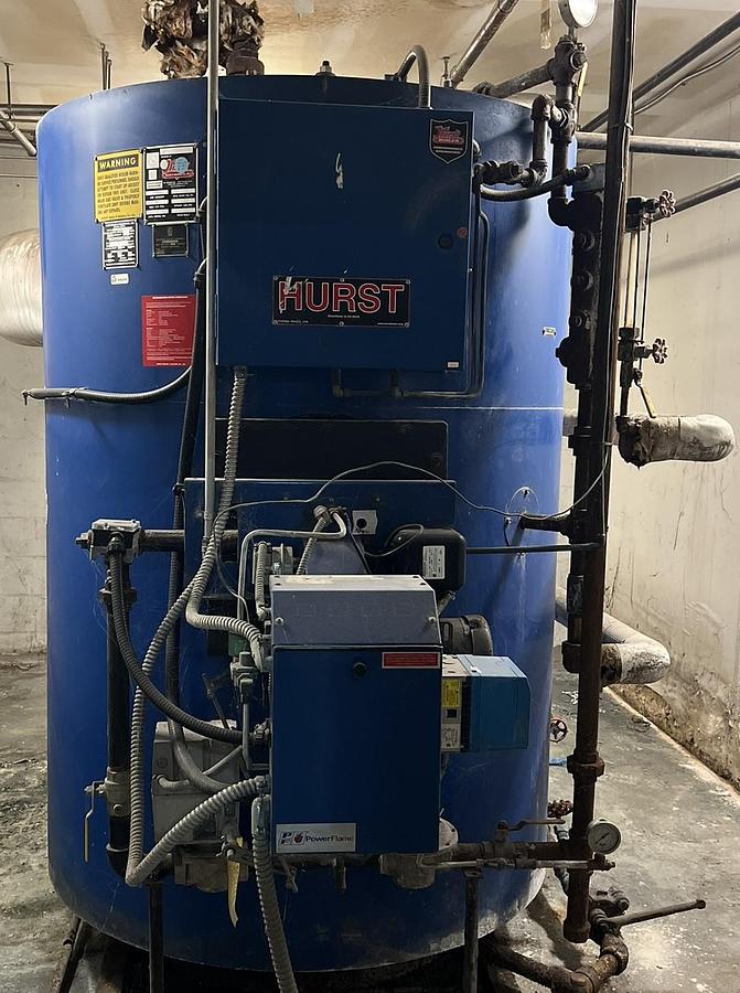 Used 2017 Hurst Boiler & Welding Co 4VT-G-40-150 VT Cyclone Steam Boiler