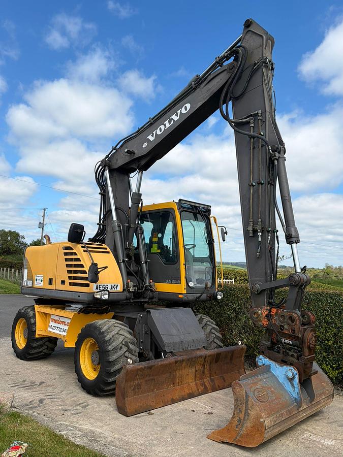 Used 2006 Volvo EW140B Wheel Wheeled Excavator