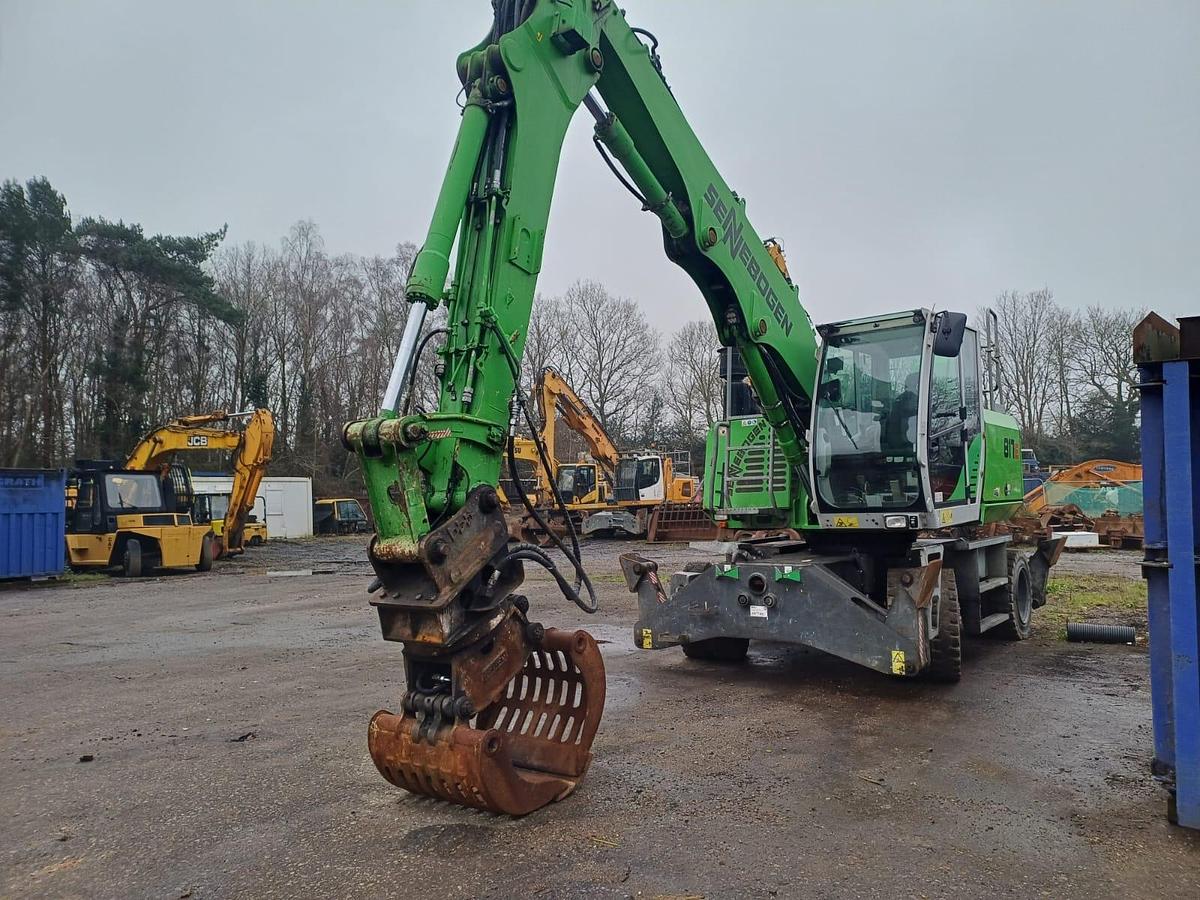 Used 2018 SENNEBOGEN 817 E Compact Waste Material Handler 
