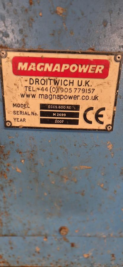 Used 2007 Magnapower ECCS 600 RE Eddy Current Can Separator