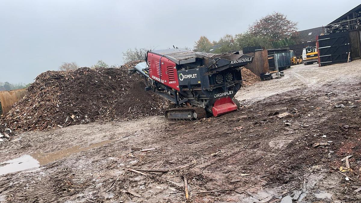 Used 2022 Komplet Krokodile Tracked Slow-Speed Shredder