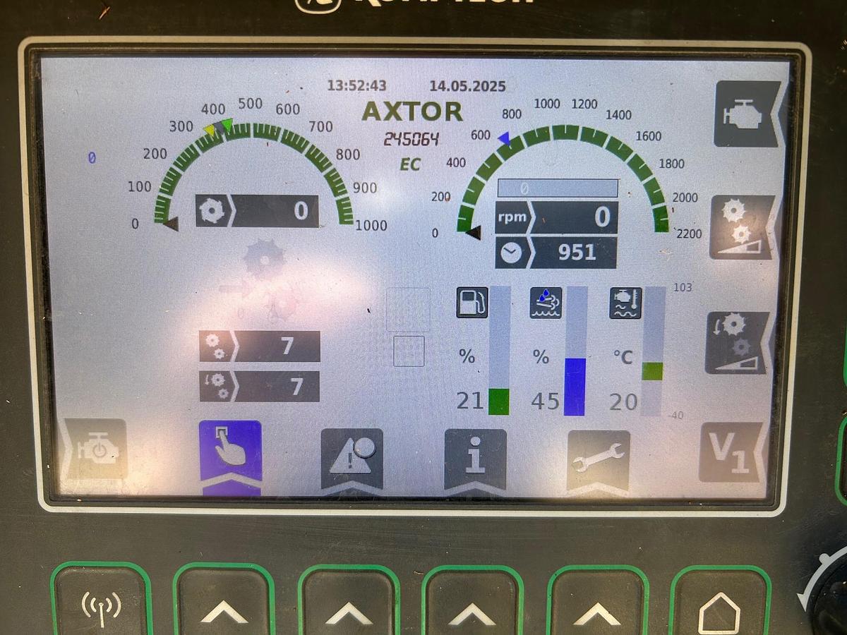 Used 2022 Komptech AXTOR 4510 Trailer Mobile High Speed Shredder