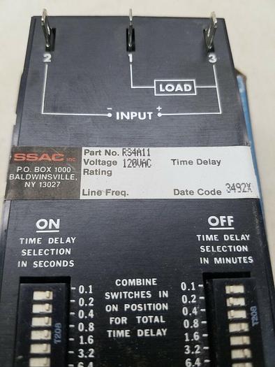 SSAC RS4A11 120VAC
