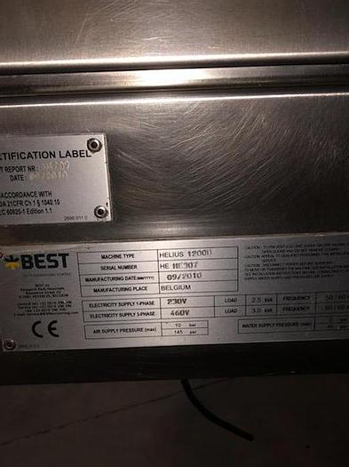 Used 2012 Best Helius Optical Sorter