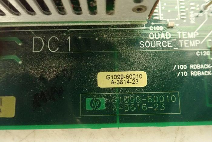 Used Agilent HP G1099-60010 Main Circuit Board with HP G1099-60001 Board Assembly
