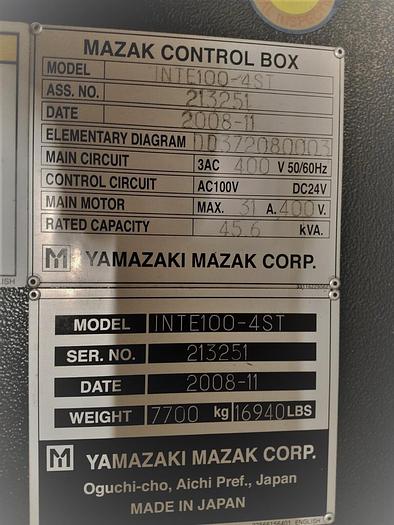 Used 2008 Mazak Integrex 100-IVST