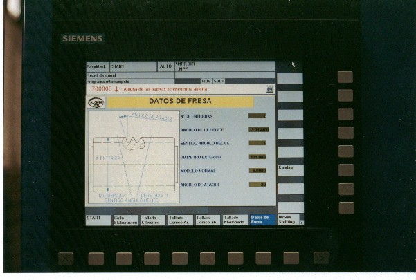 Usado Talladoras de Fresa Madre PFAUTER PA 210 CNC #4489