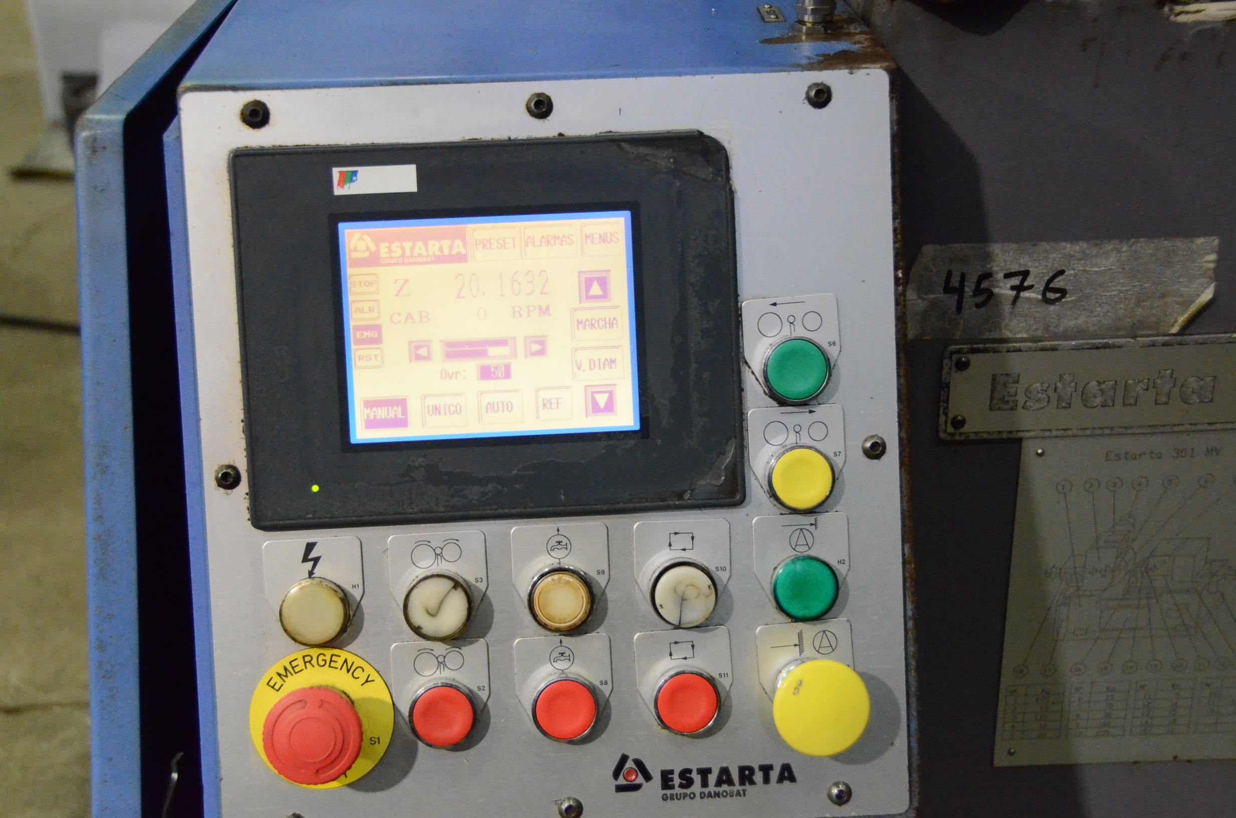 Used Rectificadora sin centros ESTARTA 301 MV #4576