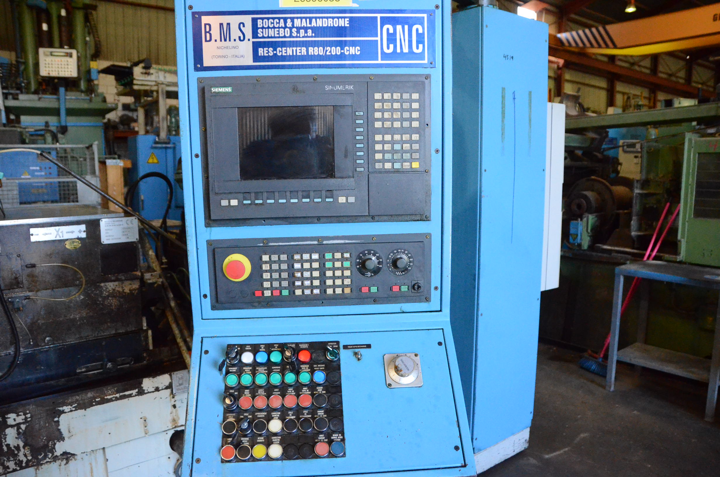 Usado Rectificadora sin Centros BOCCA MALANDRONE R 80/200 CNC #4519