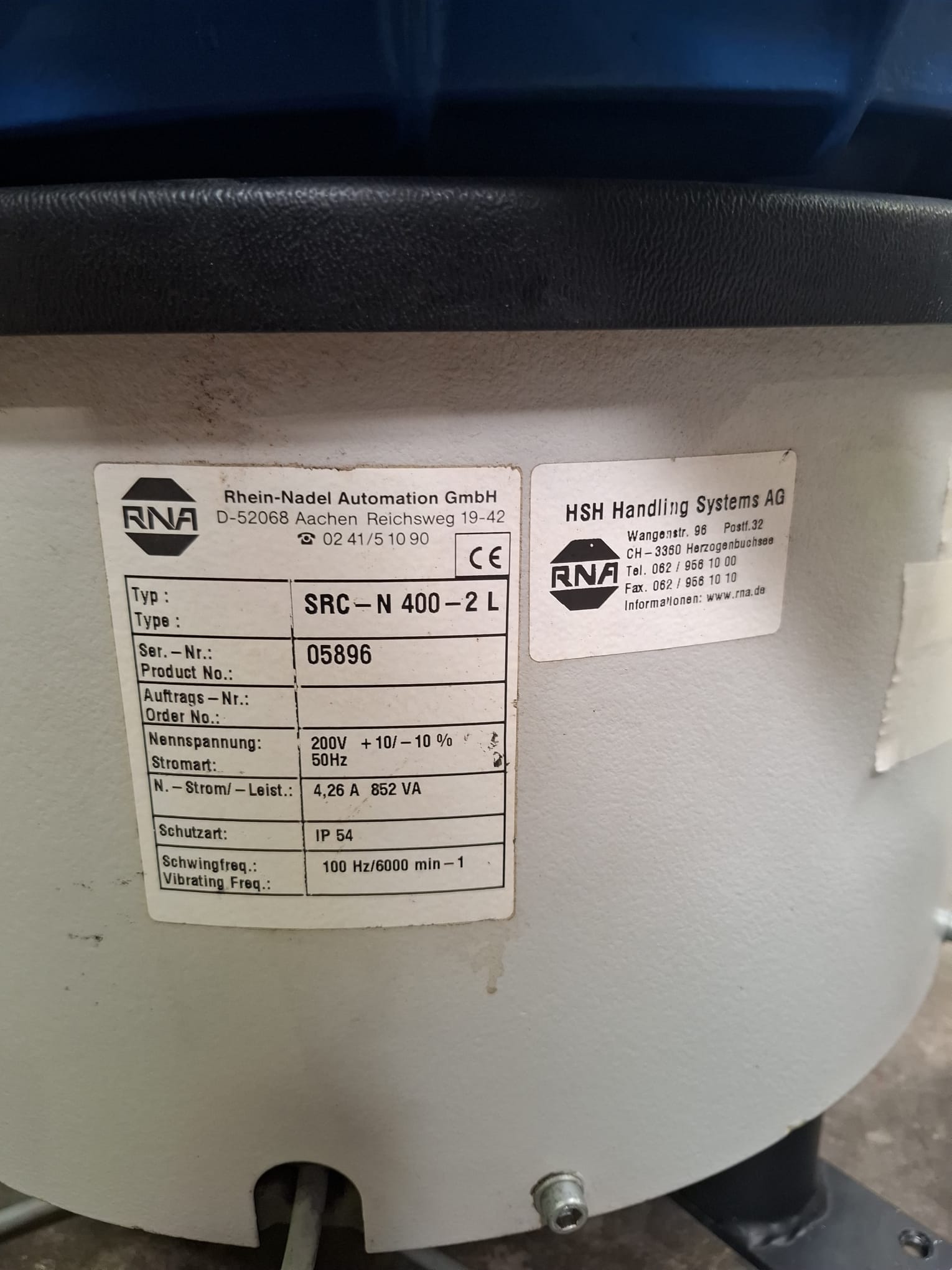 Usado RNA Rhein-Nadel Automation GmbH SRC-N 400-2L