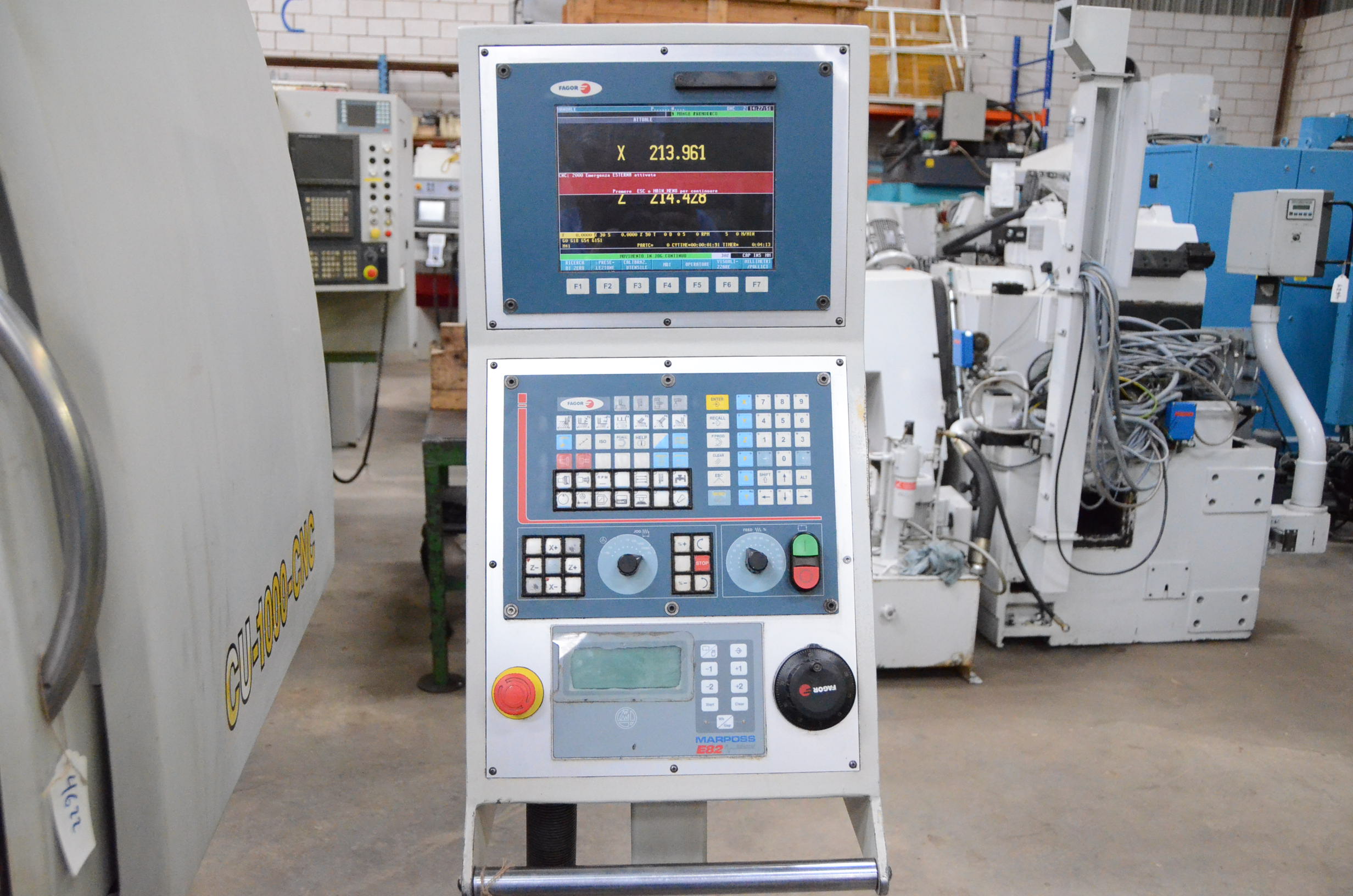 Usado Rectificadora Cilindrica GER CU 1000-CNC #4622