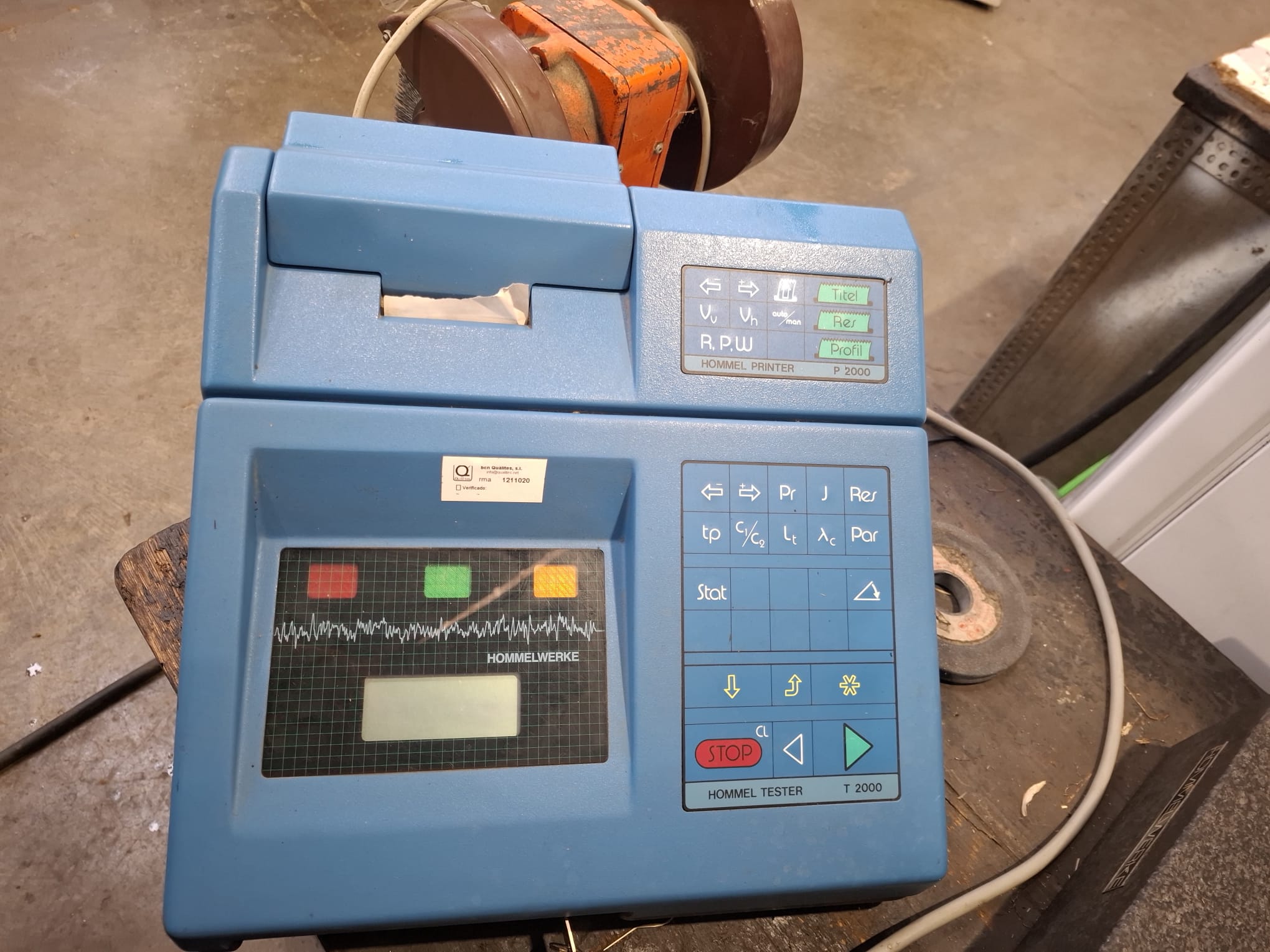 Usado Rugosímetro HOMMERWERKE Hommel-Tester T2000 #4642