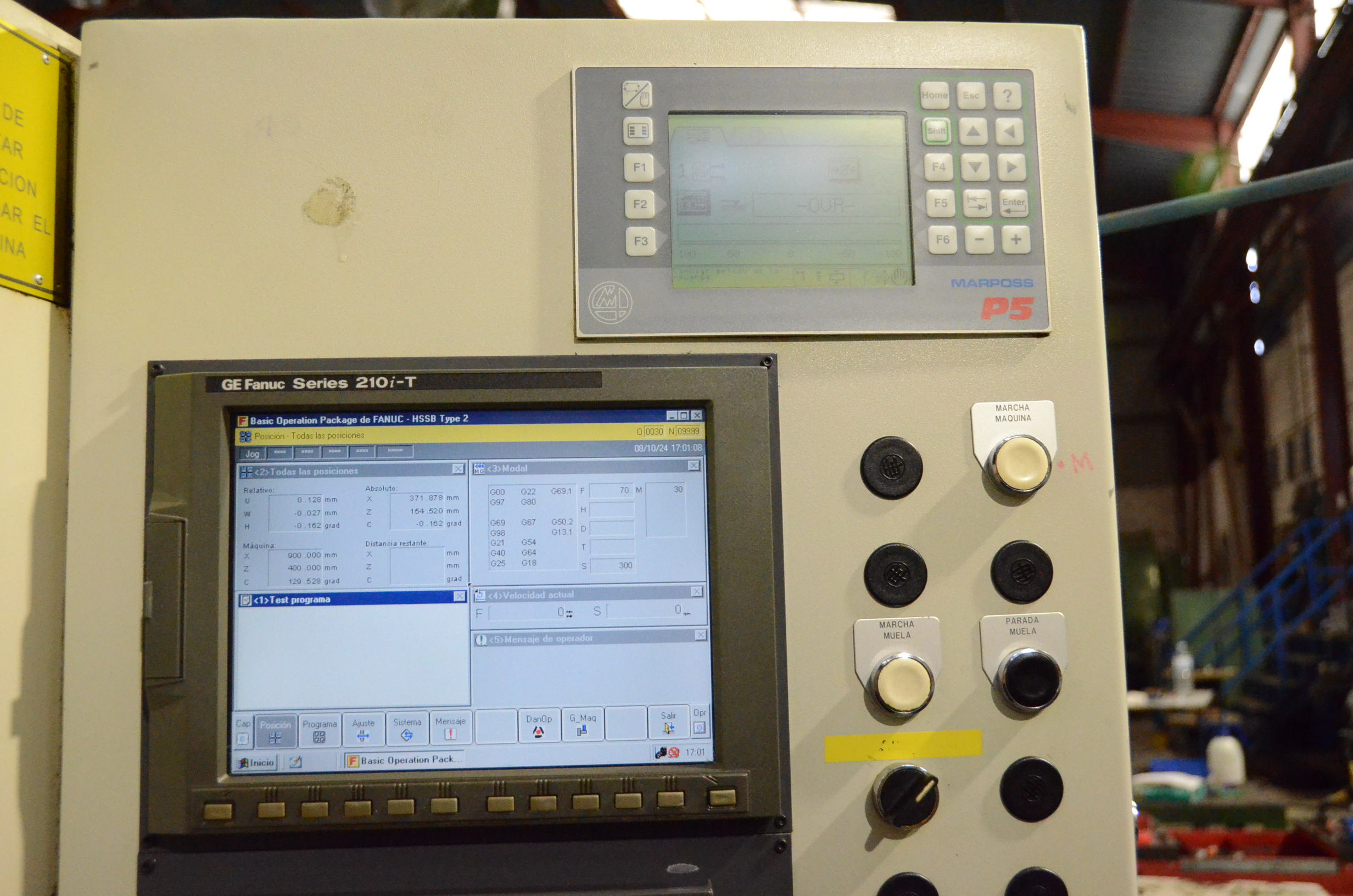 Usado Rectificadora Cilíndrica Universal DANOBAT RCP S 1200