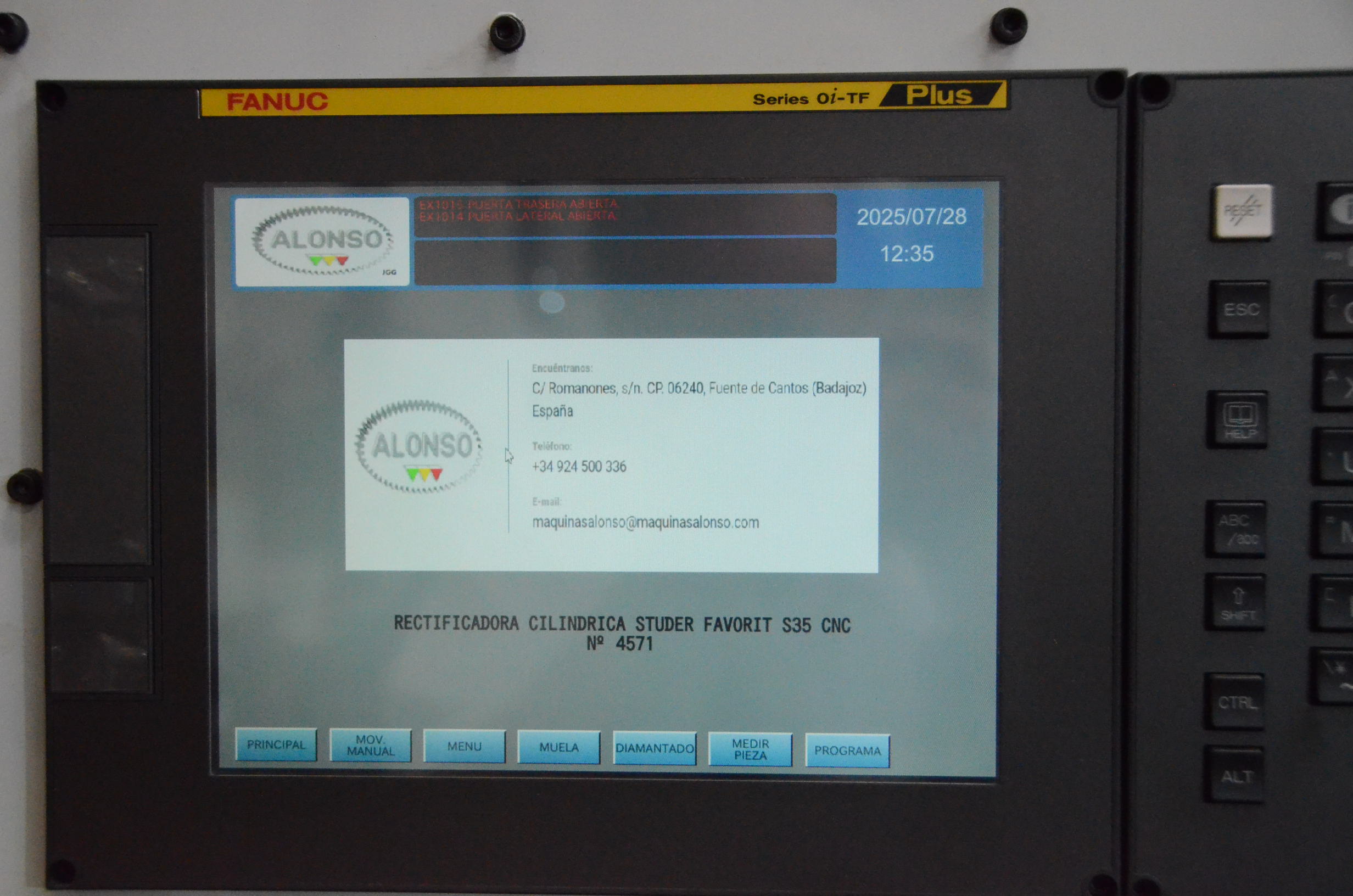 Usado Rectificadora Cilíndrica STUDER Favorit S35 #4571