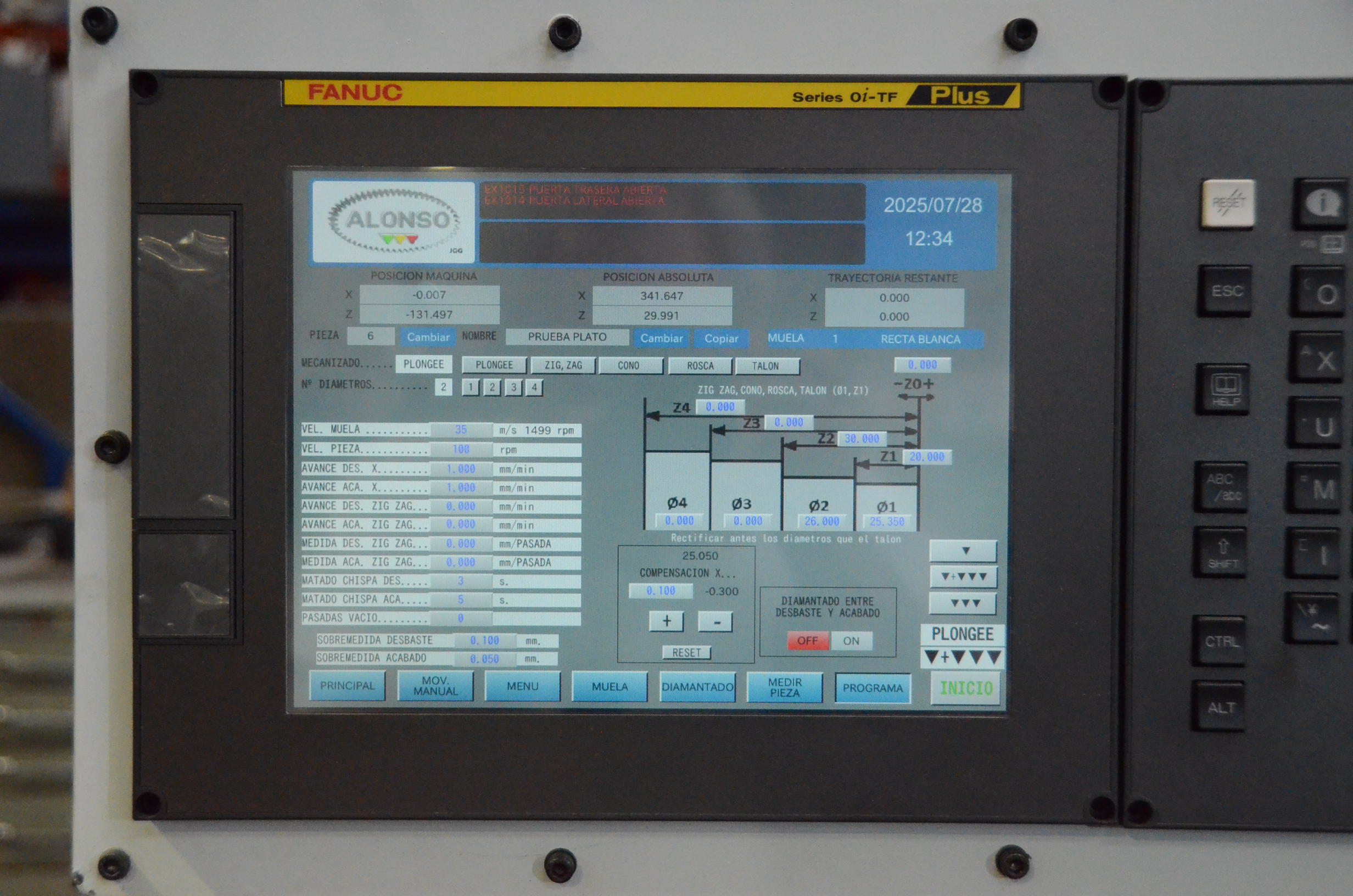 Usado Rectificadora Cilíndrica STUDER Favorit S35 #4571