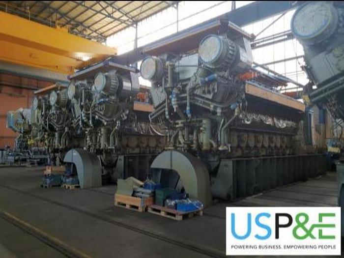 8.75 MW 2015 New MAN 18V32/40 HFO Generator Set