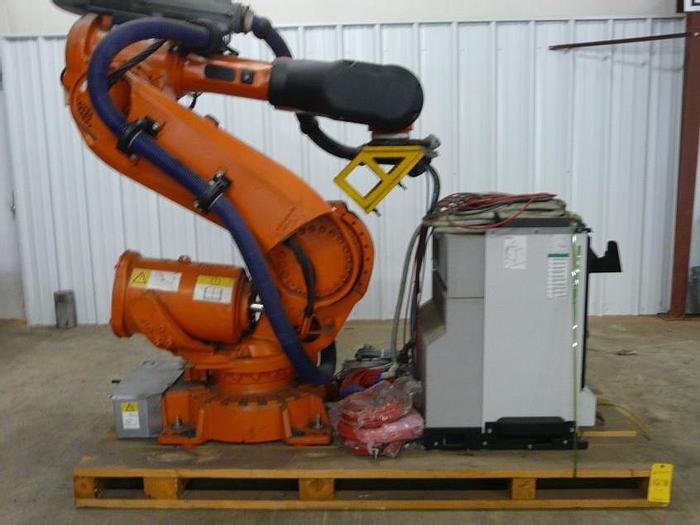 Used ABB IRB 6640-235/2.55 CNC 6 AXIS ROBOT WITH IRC 5 CONTROLLER