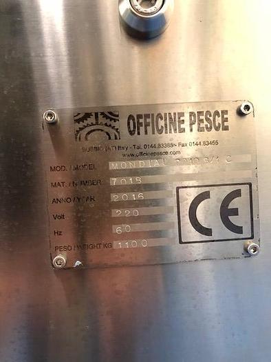 Used Mondial Bottle Line, MFG. 2016