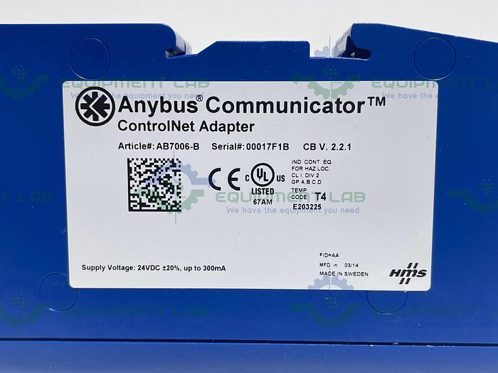 Anybus Communicator  AB7006-B ControlNet Adapter