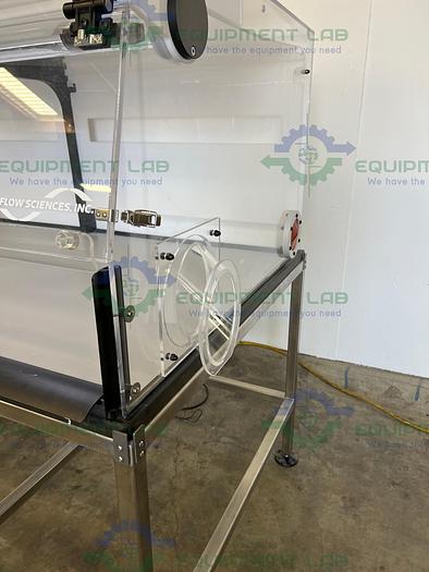Used Flow Sciences CQ12321-03 6 Ft Custom Vented Balance Safety Enclosure w/ Stand