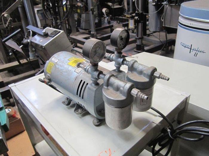 Used Pump, Vacuum, Gast, 1/3 HP, 115V, Mdl 0523VABG180DX #S736300