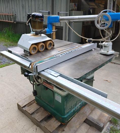 Used POWERMATIC 72 VARIETY SAW WITH MAGGI 3-ROLL FEEDER