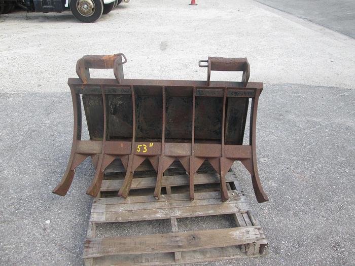 Used Skid Steer/Tractor Quick Attach Root Rake
