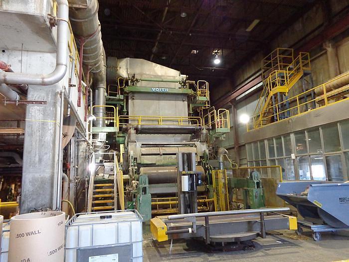Used 104" TRIM VOITH YANKEE CRESCENT FORMER TISSUE MACHINE WITH UPGRADES