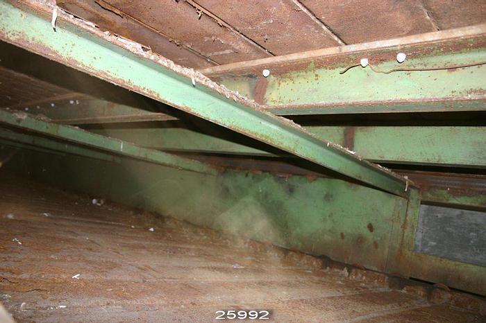 Used Mill Hill  Pulper Feed Conveyor, Approximately 43 Feet Long, 7 Feet Wide Between Sidewalls, 100 Inches Wide Overall, 7 Feet Tall. #25992