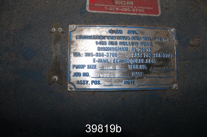 Used Nash H-9 Vacuum Pump #39819